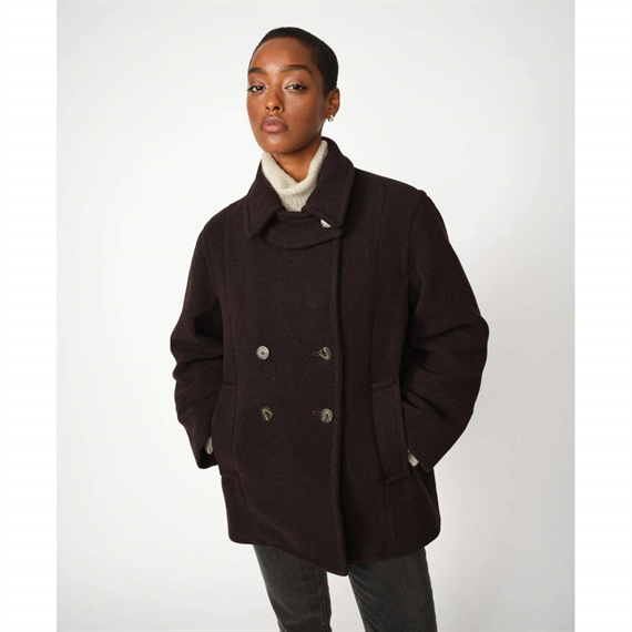 Mos Mosh Charley Wool Jakke, Chocolate Torte